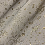 Christmas tablecloth and scarf FLASH FLAKES GOLD 1
