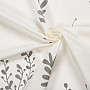 NATURE Gerster curtain FLOWERS GRAY