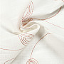 NATURE Gerster curtain EMBROIDERED LEAVES OLD PINK