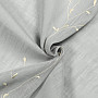 NATURE Gerster curtain EMBROIDERED Twigs LIGHT GRAY