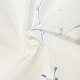 NATURE Gerster curtain EMBROIDERED Twigs BLUE