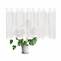 NATURE Gerster ready-made curtain EMBROIDERED Twigs GRAY
