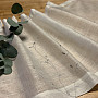 NATURE Gerster ready-made curtain EMBROIDERED Twigs GRAY