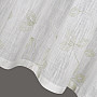NATURE Gerster ready-made curtain EMBROIDERED LEAVES GREEN