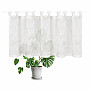 NATURE Gerster ready-made curtain EMBROIDERED LEAVES GREEN