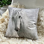 Decorative cushion cover WHITE HORSE