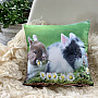 Easter decoration cover RABBITS AND DAISIES