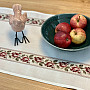 Embroidered tablecloth and shawl ROSES