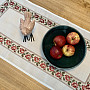 Embroidered tablecloth and shawl ROSES