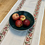 Embroidered tablecloth and shawl ROSES