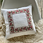 Embroidered cushion cover ROSES