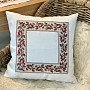 Embroidered cushion cover ROSES