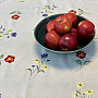 Embroidered tablecloth FLOWERS IN A SQUARE