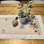 Embroidered tablecloth and shawl GARDEN FLOWERS