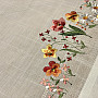 Embroidered tablecloth and shawl GARDEN FLOWERS