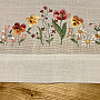 Embroidered tablecloth and shawl GARDEN FLOWERS