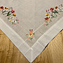 Embroidered tablecloth and shawl GARDEN FLOWERS