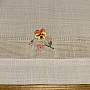 Embroidered tablecloth and shawl GARDEN FLOWERS