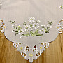 DAISY embroidered tablecloth and scarf