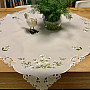 DAISY embroidered tablecloth and scarf