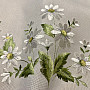 DAISY embroidered tablecloth and scarf