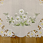 DAISY embroidered tablecloth and scarf