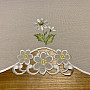 DAISY embroidered tablecloth and scarf