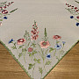Embroidered tablecloth and shawl MEADOW FLOWERS