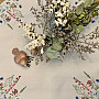 Embroidered tablecloth and shawl MEADOW FLOWERS