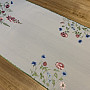 Embroidered tablecloth and shawl MEADOW FLOWERS