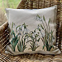 Tapestry cushion cover SMALL SNOWFLAKES