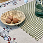 Tapestry tablecloth and scarf GREEN CHECKED BUGS