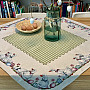 Tapestry tablecloth and scarf GREEN CHECKED BUGS