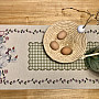 Tapestry tablecloth and scarf GREEN CHECKED BUGS