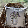 Tapestry cushion cover LAVENDER IN A POT