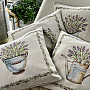 Tapestry cushion cover LAVENDER IN A POT