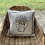 Tapestry cushion cover LAVENDER IN A POT II