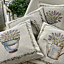 Tapestry cushion cover LAVENDER IN A POT II