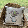 Tapestry cushion cover LAVENDER IN A JUG