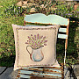 Tapestry cushion cover LAVENDER IN A JUG