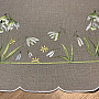 SHOW WHITE embroidered tablecloth and scarf