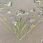 SHOW WHITE embroidered tablecloth and scarf