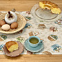 SPRING BASKET tablecloth and scarf