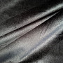 Velvet decorative fabric RIVIERA BLACK