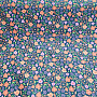 Cotton fabric MIDNIGHT ROSE