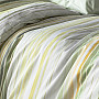 IRISETTE luxury cotton satin MAGIC 30 stripes green