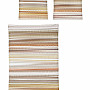 IRISETTE luxurious cotton satin MAGIC 50 orange stripes