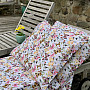 French bed linen cotton sateen BUTTERFLIES