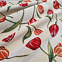 Tapestry fabric TULIPS III large pattern