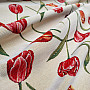 Tapestry fabric TULIPS III large pattern